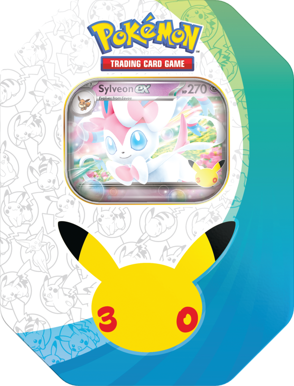 30th Celebration EX Tin