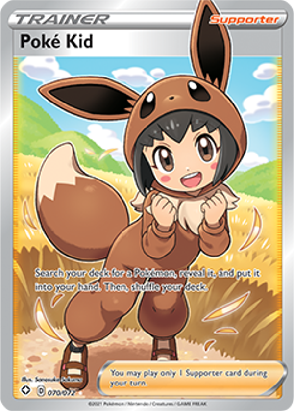 Poké Kid 070/072 Full Art shining fates