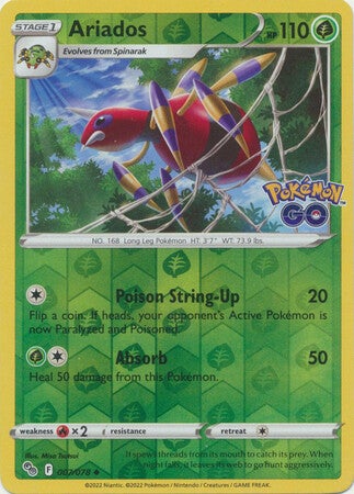 Ariados 007/078 Reverse Holo Pokémon Go