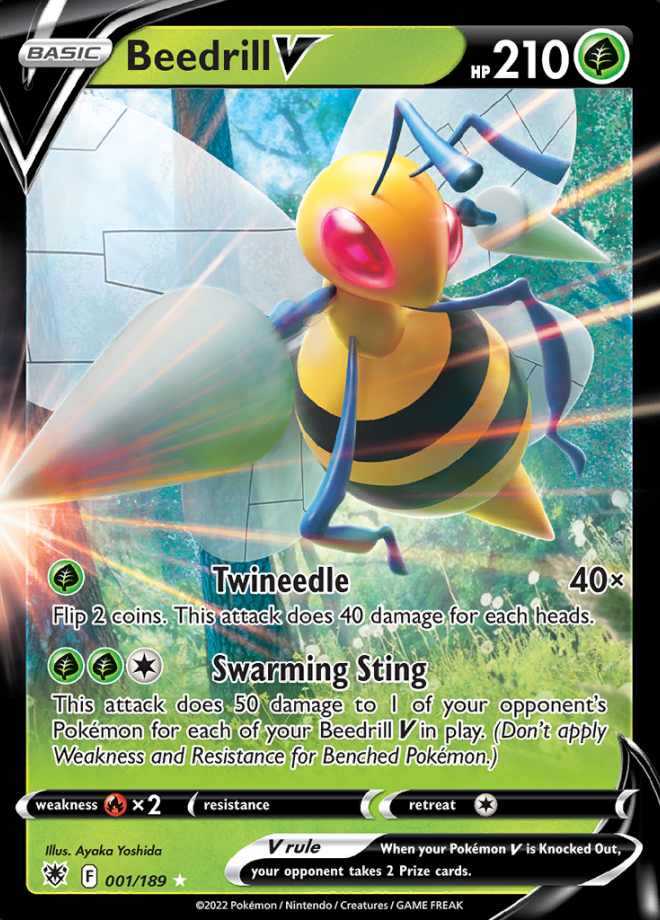 Beedrill V 001/189 Astral Radiane