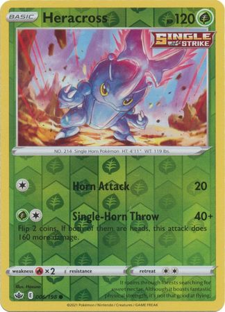 Heracross 006/198 reverse holo Chilling Reign