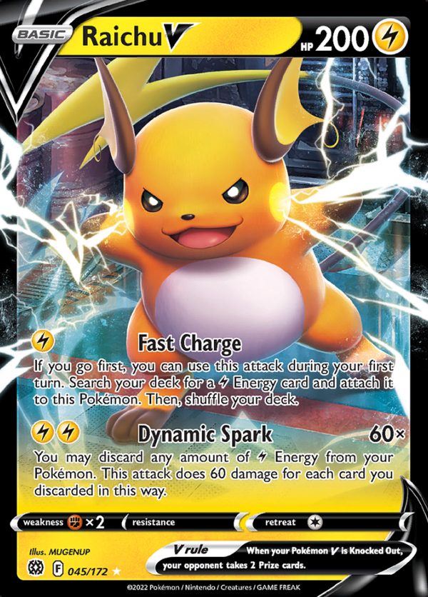 Raichu V 045/172 Brilliant Stars
