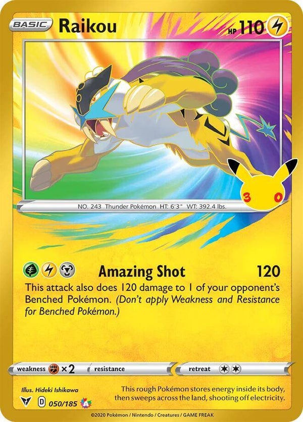 Raikou 050/185 Classic 30th Anniversary