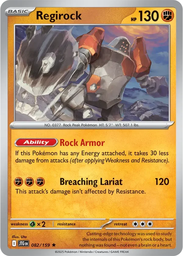 Regirock 082/159 Holo Journey Together