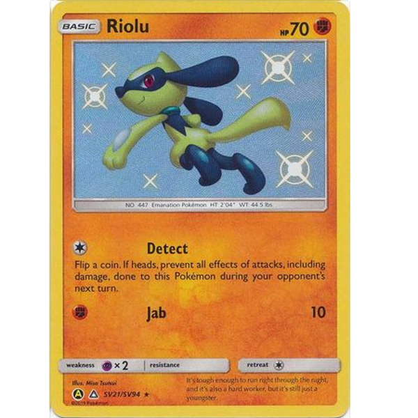 Riolu SV21/SV94 Hidden Fates