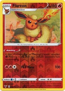 Flareon 026/185 reverse holo Vivid Voltage