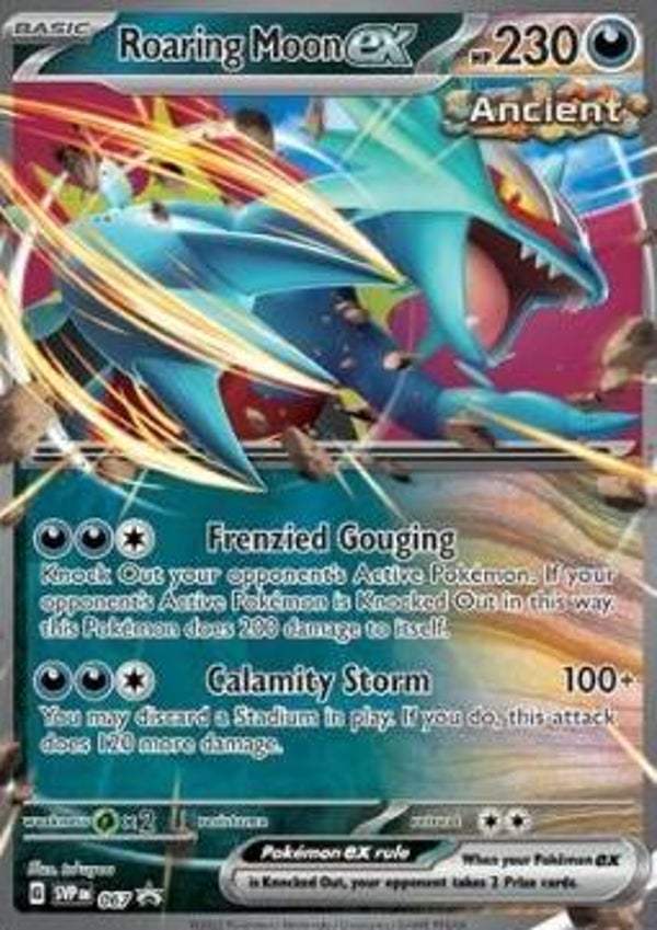 Roaring Moon EX svp067 Black Star Promo,s