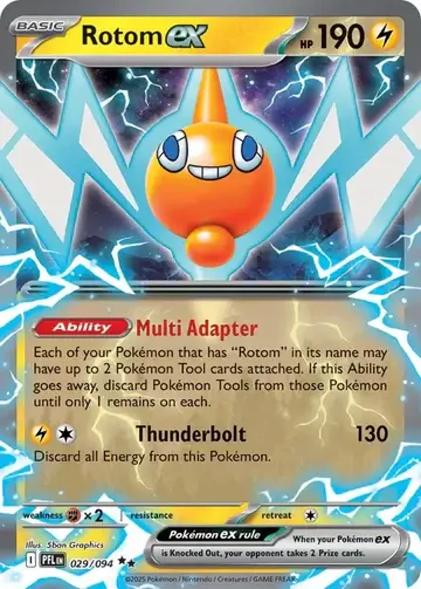 Rotom EX 029/094 Phantasmal Flames