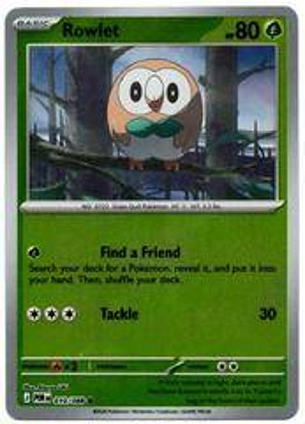 Rowlet 010/088 Reverse Holo Perfect Order