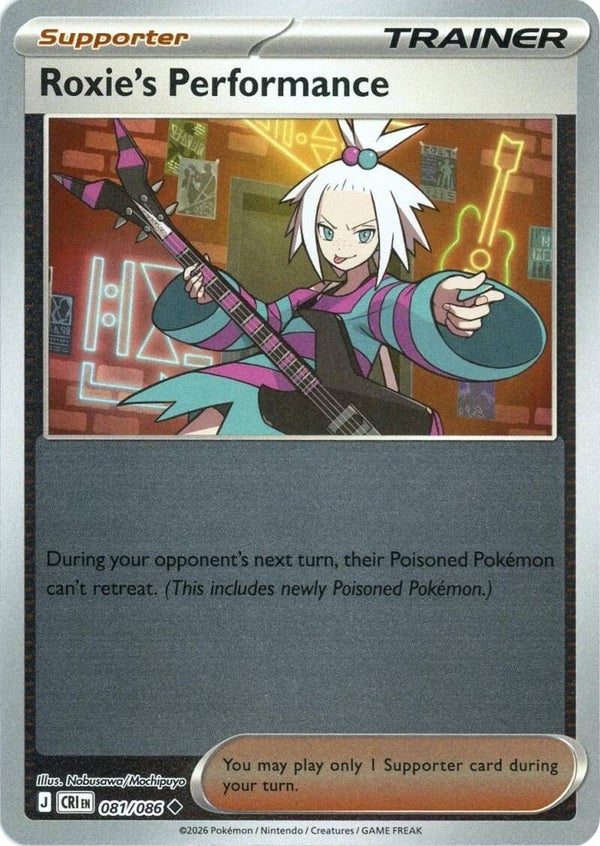 Roxie's Performance 081/086 reverse holo Chaos Rising