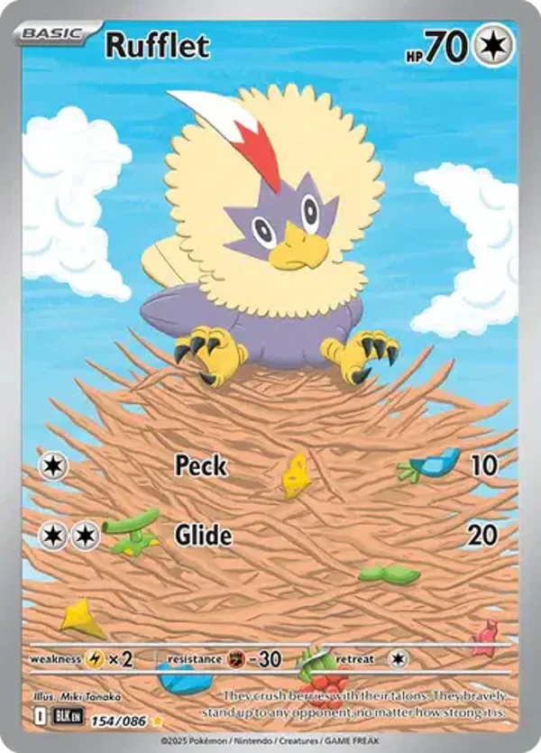 Rufflet 154/086 Black Bolt