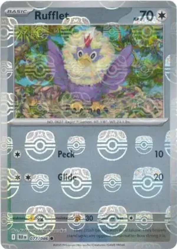 Rufflet 077/086 Black Bolt