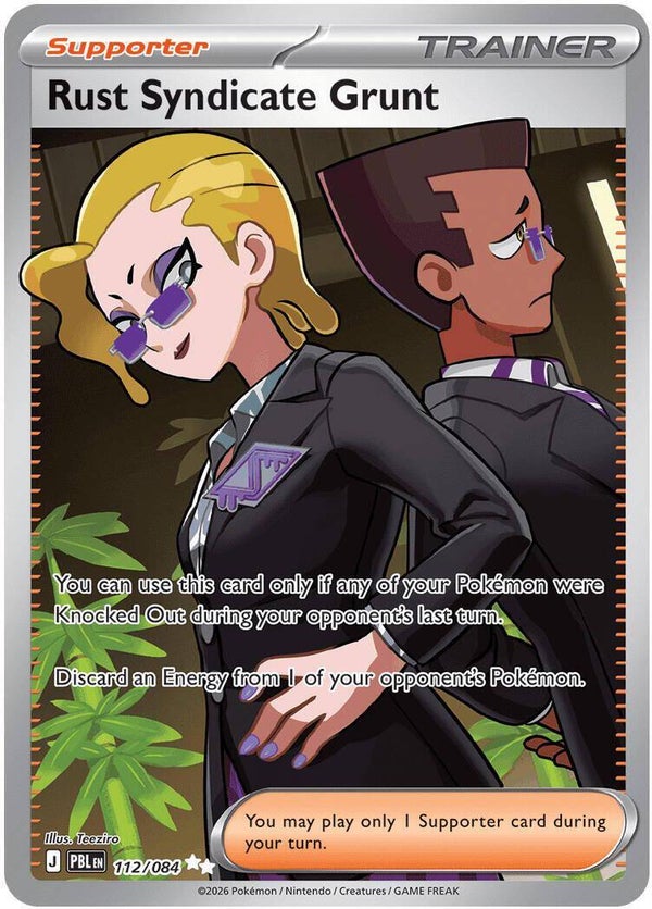 Rust Syndicate Grunt 112/084 Pitch Black