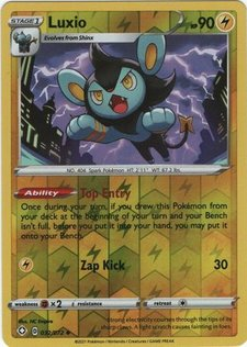 Luxio 032/072 reverse holo shining fates