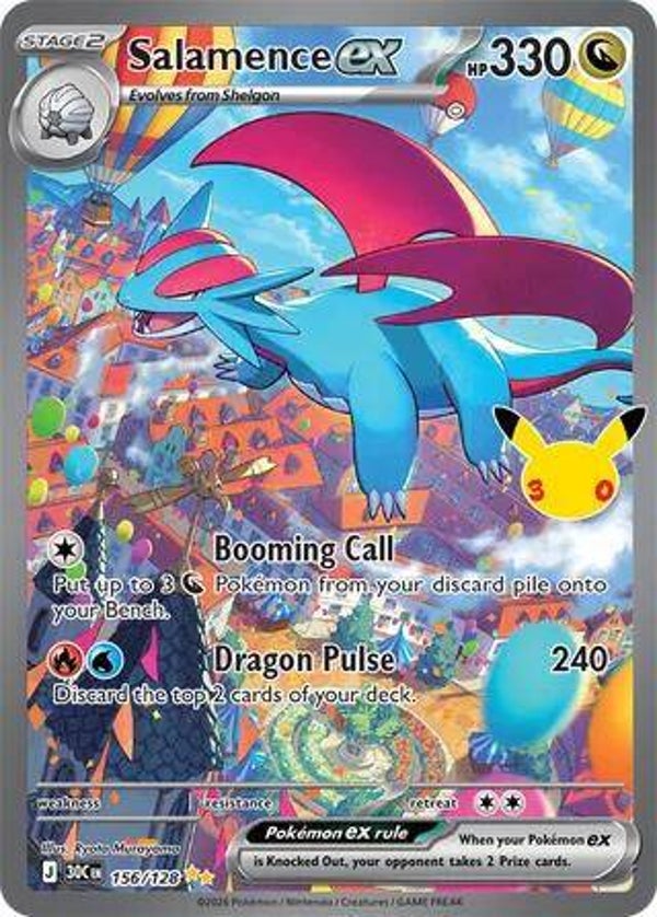 Salamence EX 156/128 30th Anniversary