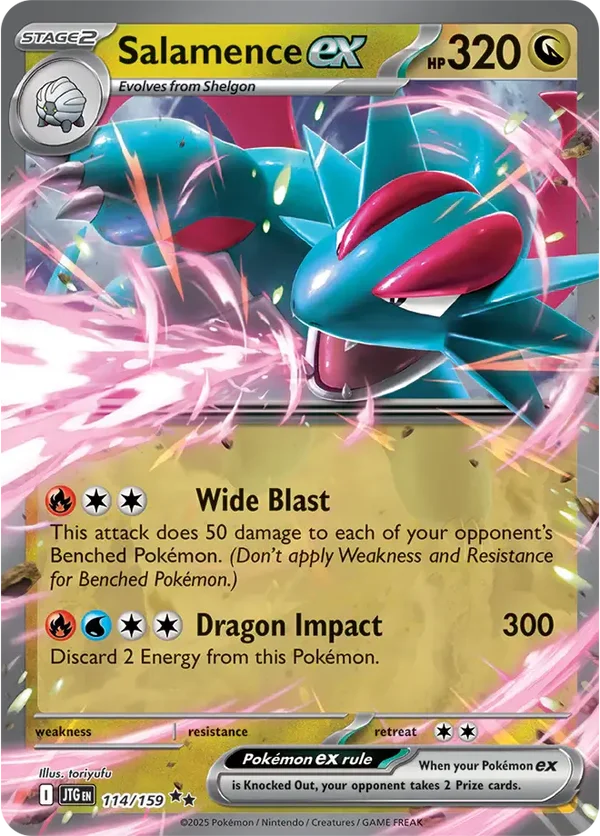 Salamence EX 114/159 Journey Together