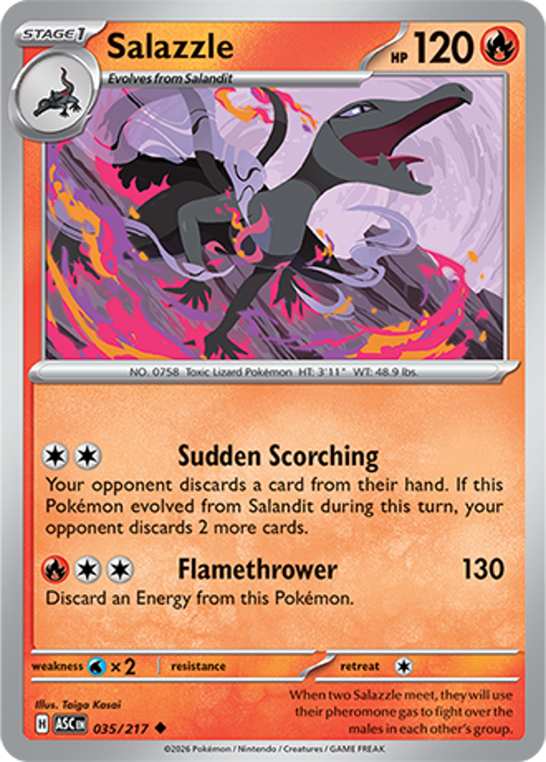 Salazzle 035/217 Ascended Heroes