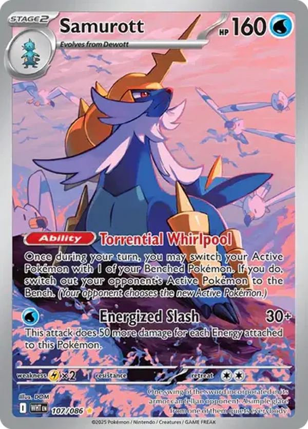 Samurott 107/086 White Flare