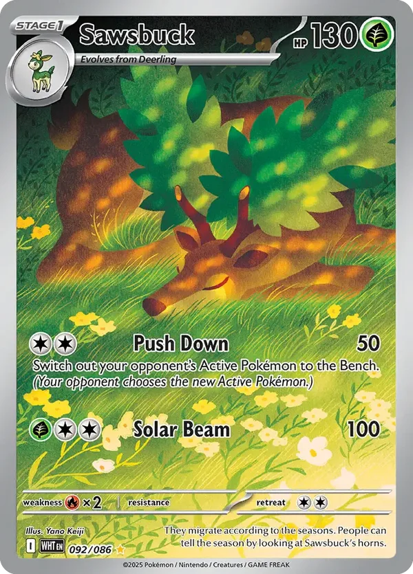 Sawsbuck 092/086 White Flare