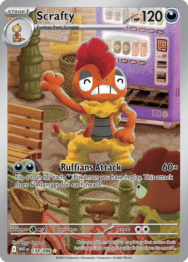 Scrafty 139/086 White Flare