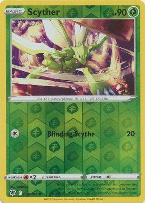 Scyther 004/189 reverse holo Astral Radiance