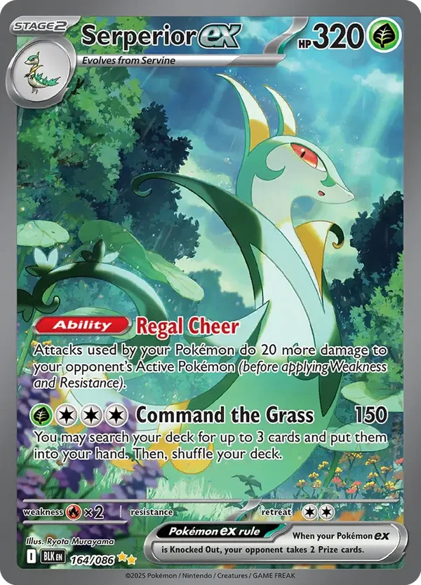 Serperior EX 164/086 Black Bolt
