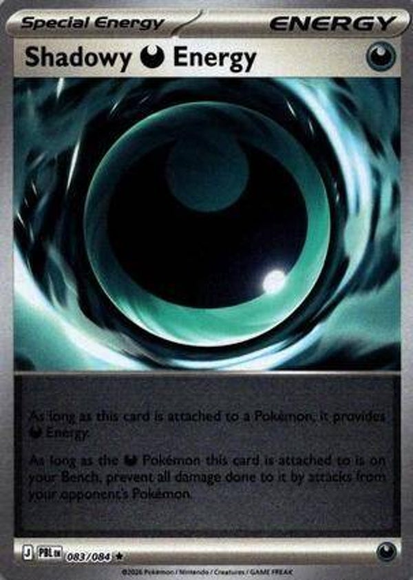 Shadowy Darkness Energy 083/084 reverse holo Pitch Black
