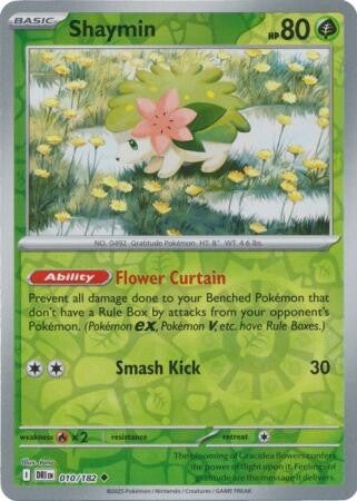 Shaymin 010/182 Reverse Holo Destined Rivals
