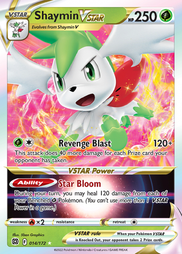 Shaymin VSTAR 014/172 Brilliant Stars