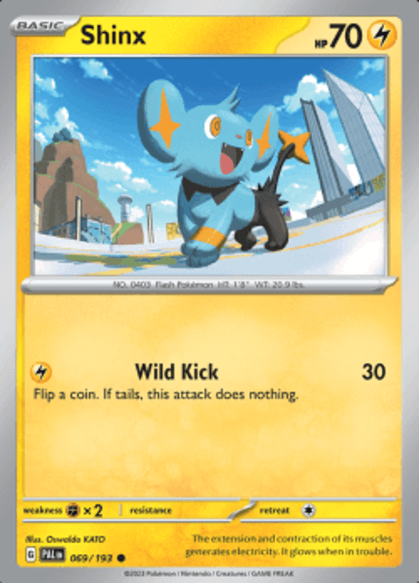 Shinx 069/193 reverse holo Paldea evolved