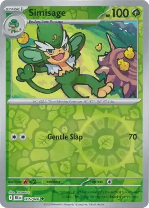 Simisage 005/086 Reverse Holo Black Bolt