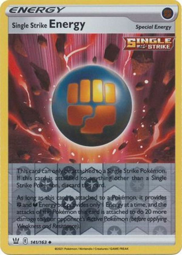 Single Strike Energy 141/163 reverse holo Battle Styles