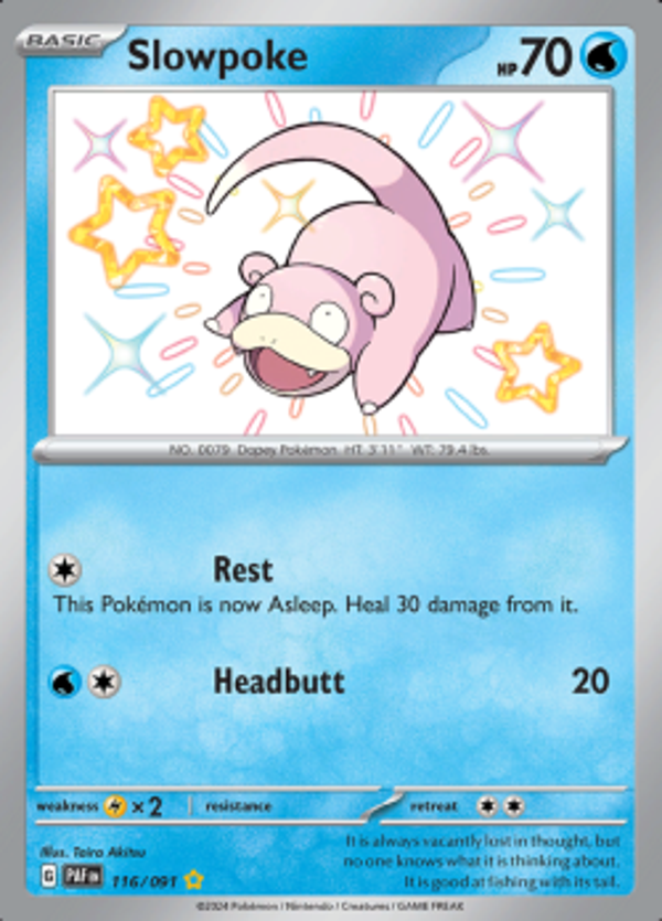 Slowpoke 116/091 Paldean Fates