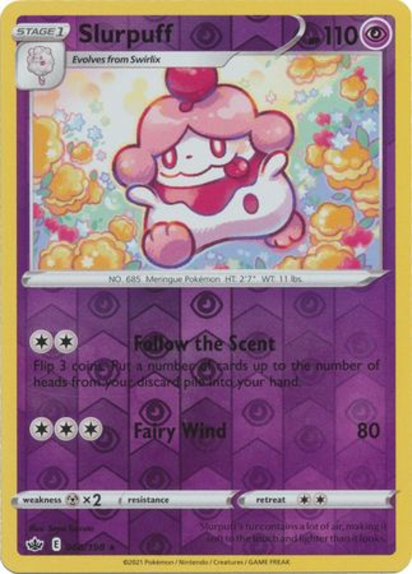 Slurpuff 068/198 reverse holo Chilling Reign