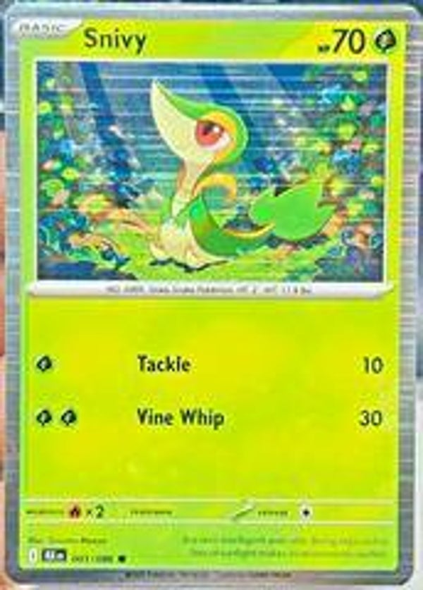 Snivy 001/086 Poster Holo Black Bolt