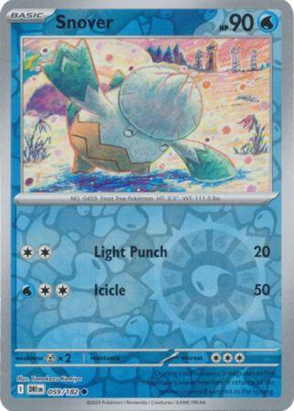 Snover 059/182 Reverse Holo Destined Rivals