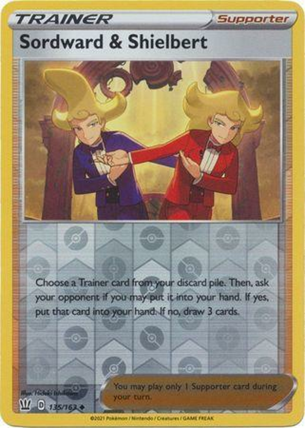 Sordward & Shielbert 135/163 reverse holo Battle Styles