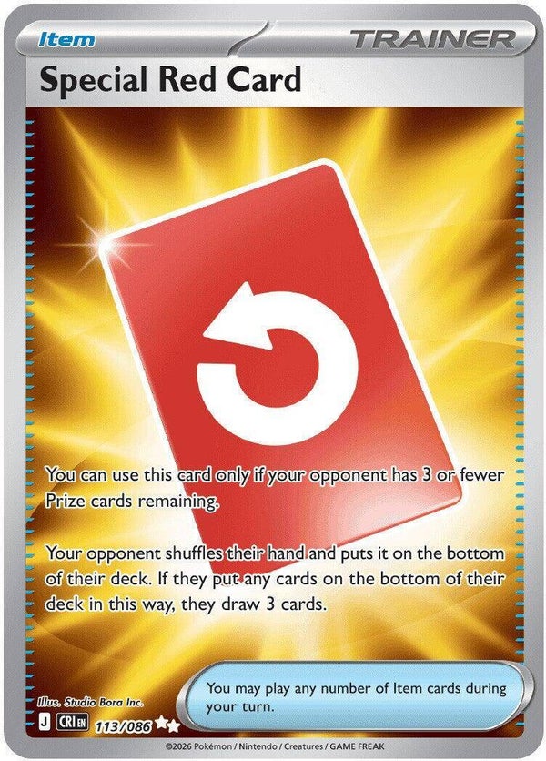 Special Red Card 113/086 Chaos Rising