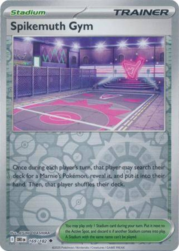 Spikemuth Gym 169/182 Reverse Holo Destined Rivals