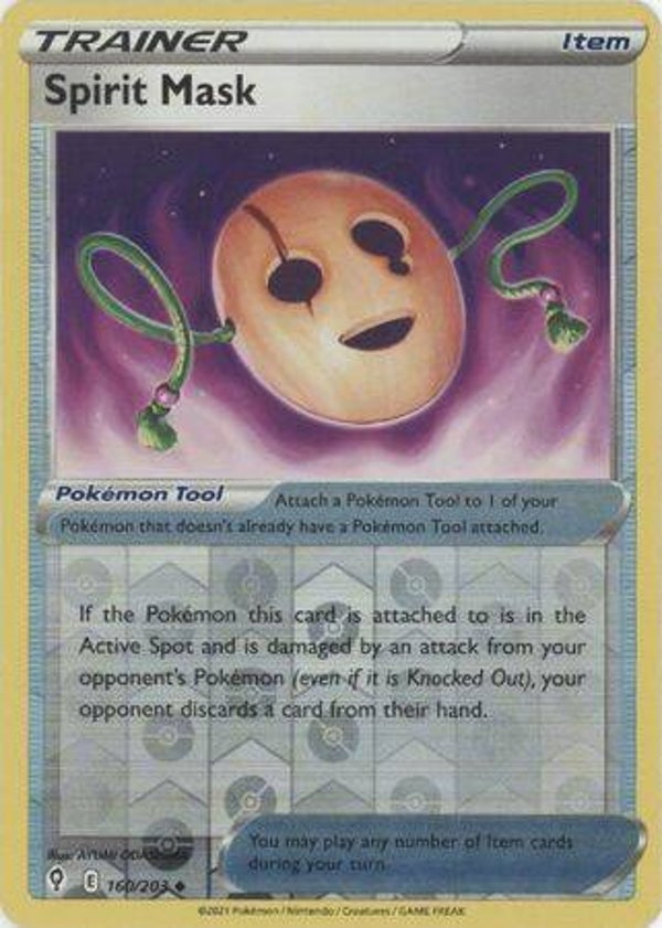 spirit mask 160/203 reverse holo evolving skies