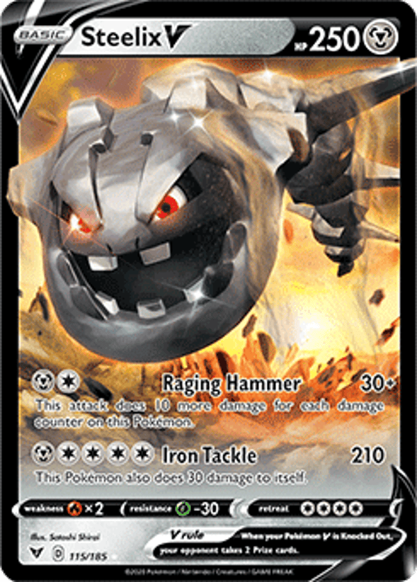Steelix V 115/185 holo Vivid Voltage