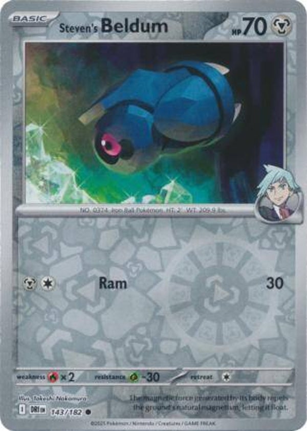 Steven's Beldum 143/182 Reverse Holo Destined Rivals