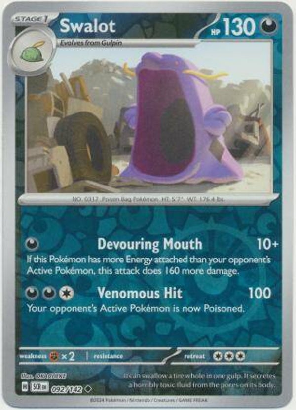 Swalot 092/142 Reverse Holo Stellar Crown