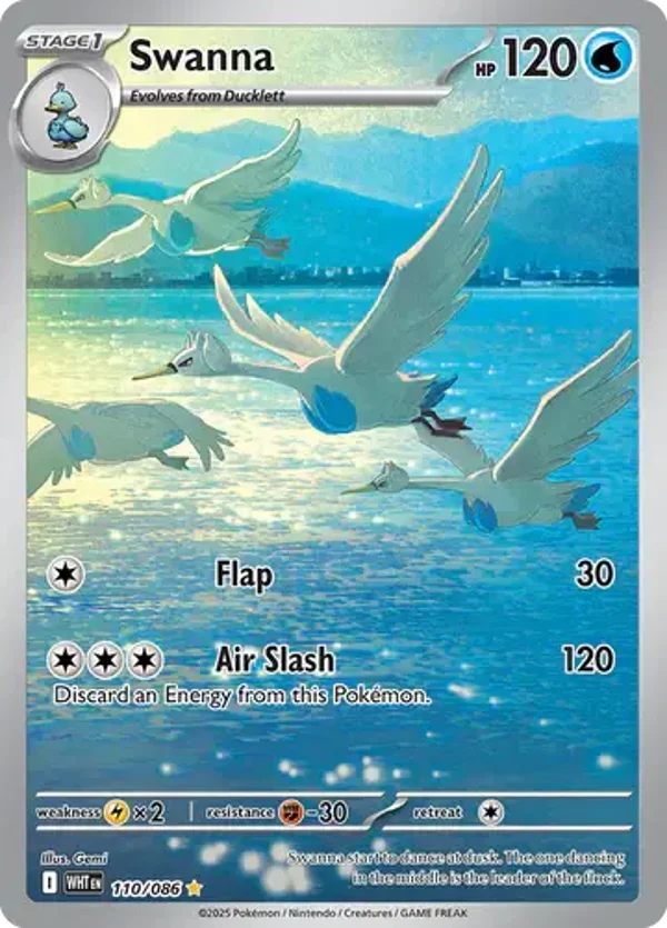 Swanna 110/086 White Flare