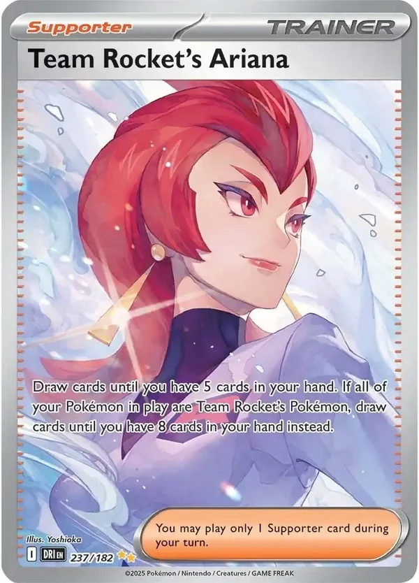 Team Rocket's Ariana EX 237/182 Destined Rivals