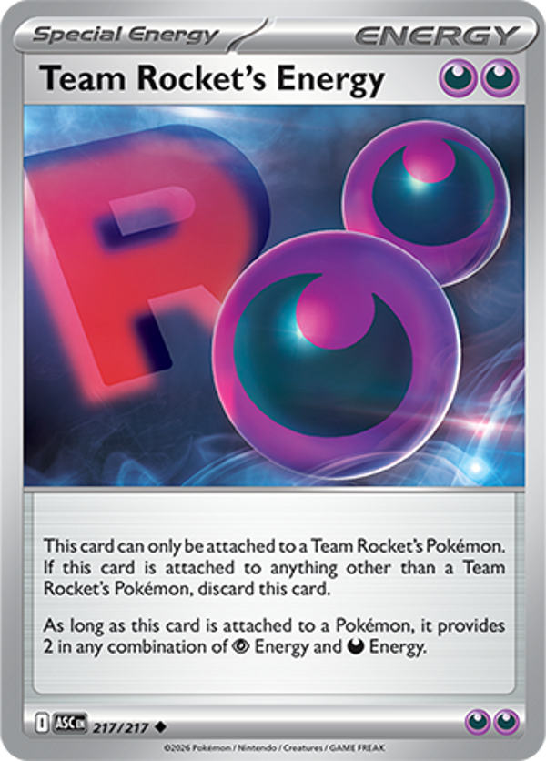 Team Rocket's Energy 217/217 Ascended Heroes