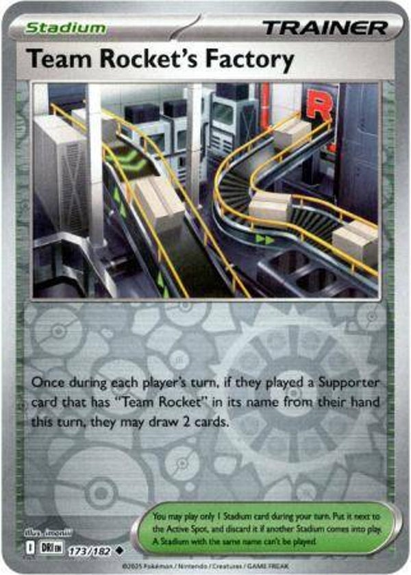 Team Rocket's Factory 173/182 Reverse Holo Destined Rivals