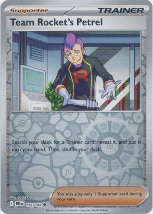 Team Rocket's Petrel 176/182 Reverse Holo Destined Rivals