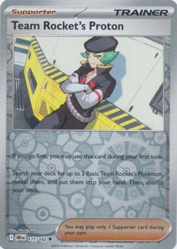 Team Rocket's Proton 177/182 Reverse Holo Destined Rivals