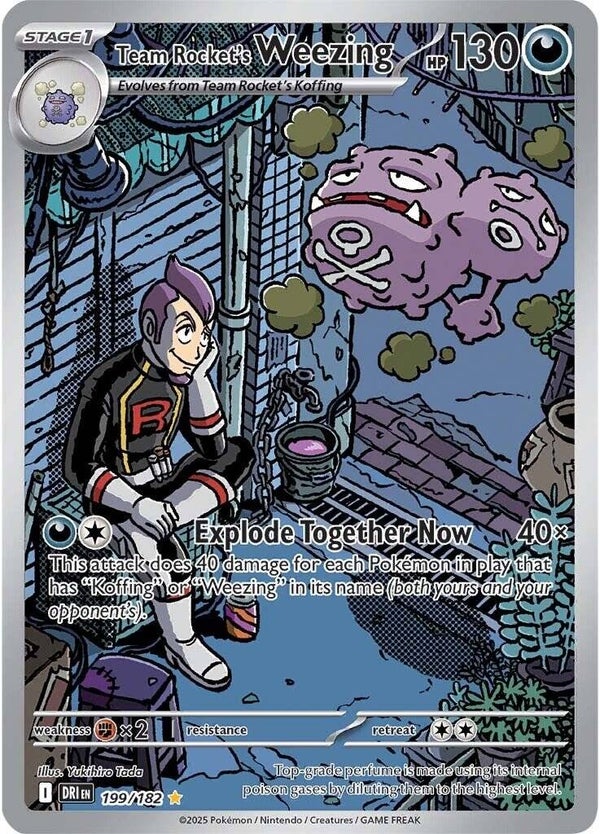Team Rocket's Weezing 199/182 Destined Rivals